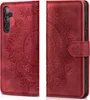EASDNB Samsung Galaxy A55 5G Lederhülle Rot Flip Wallet Produktbild-Vorschau 8
