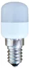 A close-up studio shot of a white and silver LED light bulb with a screw base. Produktbild-Vorschau