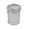 Aschenbecher Garbage - Verzinktes Metall silber 13 x 9cm Produktbild-Vorschau 2