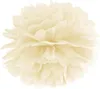 POMPOM DI CARTA 25 cm - CREMA Anteprima dell’immagine prodotto 2