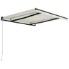 vidaXL Einziehbare Markise Handbetrieben 300 x 250 cm Creme Produktbild-Vorschau 2