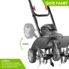 BRAST Motorhacke Gartenfräse Elektro | 1200 Watt | 40cm Produktbild-Vorschau 10