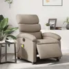 vidaXL Massagesessel Elektrisch Cappuccino-Braun Kunstleder Produktbild-Vorschau 2