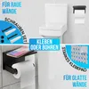 Strex Toilettenpapierhalter mit Ablage - Schwarz - Produktbild-Vorschau 2