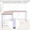 HOMCOM Computertisch L-Form Eckschreibtisch Produktbild-Vorschau 7