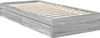 Aufbewahrungsbett Graues Sonoma 75 x 190 cm Holzwerkstoff Produktbild-Vorschau 6