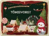 vianmo Blechschild 30x40 cm Weihnachten Grüße TÖNISVORST Produktbild-Vorschau 1