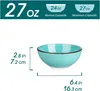 Vancasso Steinzeug Schalen Set BONITA Blau 6-teilig, Produktbild-Vorschau 2