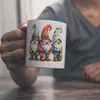 Kobolde mit bunten Mützen Kaffeebecher in hellblau Produktbild-Vorschau 6