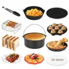 Aigostar Heißluftfritteuse Zubehör, 12 Stück Airfryer Produktbild-Vorschau 1