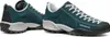 Scarpa Mojito Schuh in dunkelgrün mit weißen Schnürsenkeln und grauer Sohle aus Wildleder Náhľad obrázku produktu