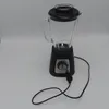 A black and glass blender is shown on a white background. Voir les images du produit