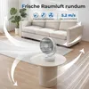 Tischventilator, leiser Ventilator mit 100° Oszillation & Produktbild-Vorschau 3