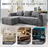 LVHOM Canapé d'angle avec fonction sommeil en L, canapé-lit Voir les images du produit 5