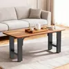 Set di 2 tubi quadrati 30x43 cm verniciati a polvere nera Anteprima dell’immagine prodotto 11
