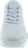 A close-up front view of a light blue Skechers sneaker. Produktbild-Vorschau