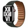 Apple Cinturino a maglie in pelle verde sequoia 45 mm - M.L Anteprima dell’immagine prodotto 3