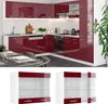 Küchenglasschrank Vicco R-Line Rot Hochglanz 80 cm, Model Produktbild-Vorschau 2