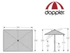 Doppler ACTIVE Auto Tilt Kurbelschirm Sonnenschirm 300x200 Produktbild-Vorschau 3