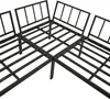 DEGAMO Lounge Set Gartenlounge Ecklounge RANGUN, Stahl Produktbild-Vorschau 6