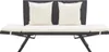 vidaXL Zahradní lavička s polštáři 176 cm Black Poly Rattan Náhled obrázku produktu 6