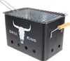 Barbecue rectangulaire BBQ-Grill King, zinc, 32 x 20 x 20 Voir les images du produit 12