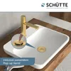 SCHÜTTE Waschtischarmatur NEW YORK, Wasserhahn Bad mit Pop Produktbild-Vorschau 8