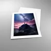 Poster - Poster ohne Rahmen - Gipfel Wolken Nacht - 40x50 Produktbild-Vorschau 3