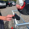 Metallene Schlüsselhänger mit Karabiner und Chip, 5 Stück, Produktbild-Vorschau 4