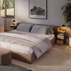 Comodino Vicco Monty Antracite/Rovere dorato Set di 2, Anteprima dell’immagine prodotto 4