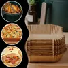 Air Fryer Backpapier Einlagen 50 Stück Antihaft Papier Für Produktbild-Vorschau 2