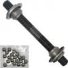 Vorderradachse 9,5mm  L=130mm, mit Kugeln + Staubdeckel, Produktbild-Vorschau 1