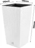 Blumentopf + Einsatz Blumenkübel Rattan RATO SQUARE DRTS170 Produktbild-Vorschau 9