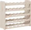 vidaXL Stojak na wino 67,5x25x60 cm lite drewno sosnowe Podgląd zdjęcia produktu 1