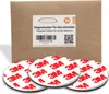 A product package for magnetic holders for smoke detectors, with three holders shown in the foreground. Produktbild-Vorschau