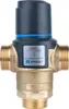 A thermostat mixing valve with visible connections and a temperature adjustment dial. Anteprima dell’immagine prodotto