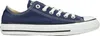 A single navy blue Converse Chuck Taylor All Star low-top sneaker shown from the side. Produktbild-Vorschau