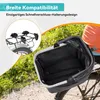 Hundekorb Fahrrad Vorne bis 12kg | Kratzfestes Produktbild-Vorschau 2