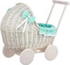 Kočík pre bábiku LILI Willow Cream 48X28 H26/47 CM Náhľad obrázku produktu 2