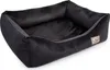Premium Hundebett Velvet Schwarz XXL – 120x95x25 cm | Produktbild-Vorschau 3