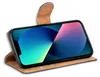 A flip case for a smartphone, shown open with the phone inside. Podgląd zdjęcia produktu