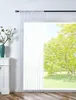 Rideau à fils, H x L 250 x 140 cm, blanc avec passage Voir les images du produit 3