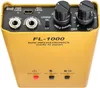 A close-up, slightly angled view of a gold-colored audio device with black controls and ports. Produktbild-Vorschau