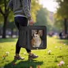 Fudajo Caisse de transport noire pliable pour animaux Voir les images du produit 2