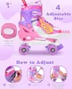Hozzen Rollschuhe Mädchen Kinder S (Größe 38-41) Produktbild-Vorschau 3