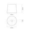 1x sossai Türstopper NTS1 | ANKE 3 | Braun Produktbild-Vorschau 4