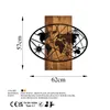 Wallity, World Map 4-M, Accessoire mural décoratif en bois, Voir les images du produit 6