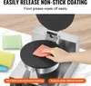 A person is cleaning a waffle cone maker with a cloth. Anteprima dell’immagine prodotto