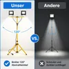 MasterLED LED Baustrahler mit Stativ 2x30W Doppelstrahler Produktbild-Vorschau 5