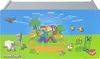 MINECRAFT - Lavice, komoda s úložným prostorem, dětský Náhled obrázku produktu 3